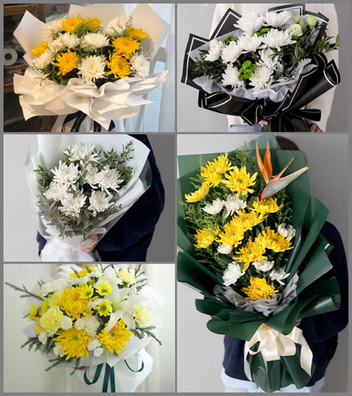 海南海口市秀英区石山镇施茶村白事花束代送